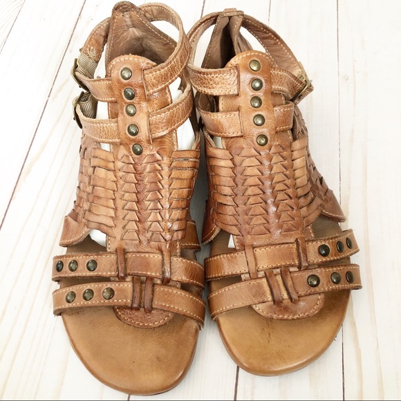 Bed Stu Claire Sandal in Tan Dip Dye - Picture 3 of 7